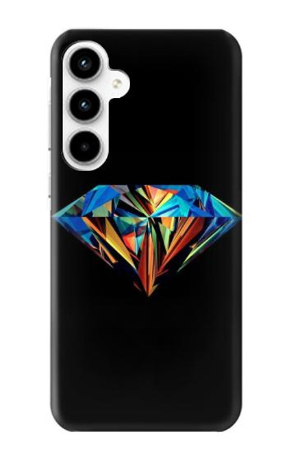 W3842 Abstract Colorful Diamond Hülle Schutzhülle Taschen und Leder Flip für Samsung Galaxy A35 5G