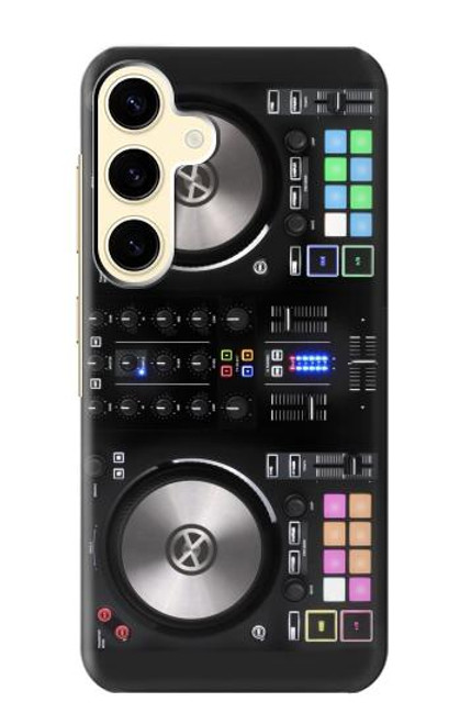 W3931 DJ Mixer Graphic Paint Hülle Schutzhülle Taschen und Leder Flip für Samsung Galaxy S24