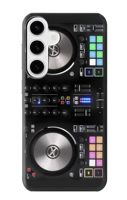 W3931 DJ Mixer Graphic Paint Hülle Schutzhülle Taschen und Leder Flip für Samsung Galaxy S24 Plus