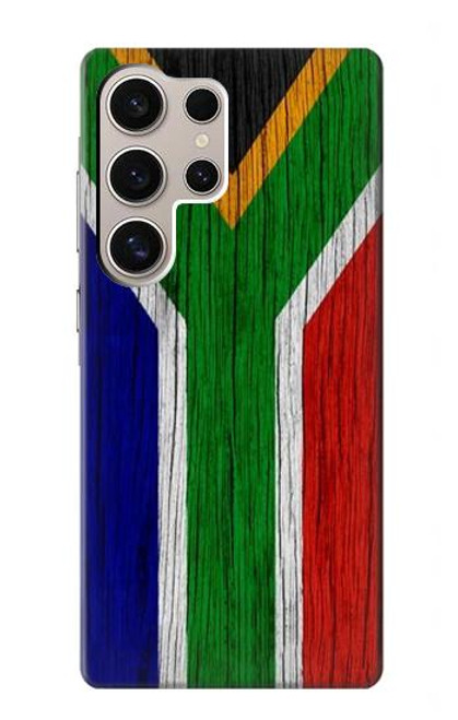 W3464 South Africa Flag Hülle Schutzhülle Taschen und Leder Flip für Samsung Galaxy S24 Ultra