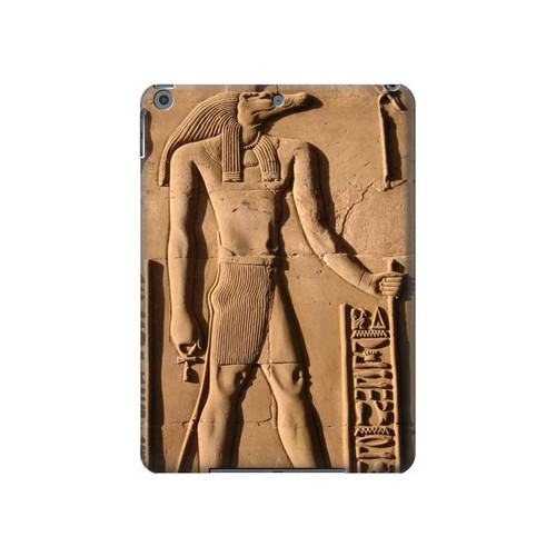 W0391 Egyptian Sobek Tablet Hülle Schutzhülle Taschen für iPad 10.2 (2021,2020,2019), iPad 9 8 7