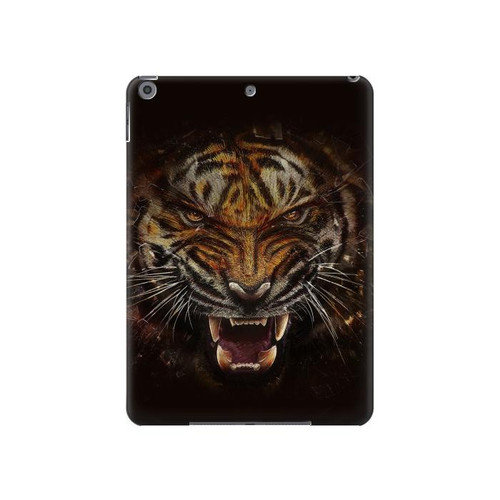 W0575 Tiger Face Tablet Hülle Schutzhülle Taschen für iPad 10.2 (2021,2020,2019), iPad 9 8 7