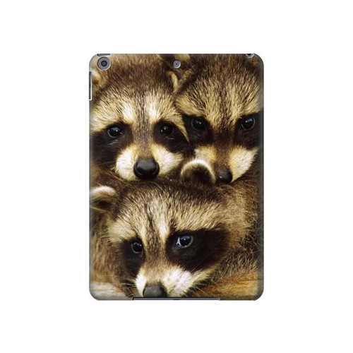 W0977 Baby Raccoons Tablet Hülle Schutzhülle Taschen für iPad 10.2 (2021,2020,2019), iPad 9 8 7