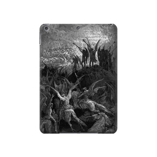 W1026 Gustave Dore Paradise Lost Tablet Hülle Schutzhülle Taschen für iPad 10.2 (2021,2020,2019), iPad 9 8 7