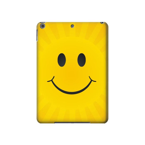 W1146 Yellow Sun Smile Tablet Hülle Schutzhülle Taschen für iPad 10.2 (2021,2020,2019), iPad 9 8 7