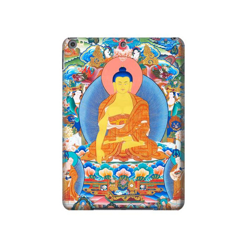 W1256 Buddha Paint Tablet Hülle Schutzhülle Taschen für iPad 10.2 (2021,2020,2019), iPad 9 8 7