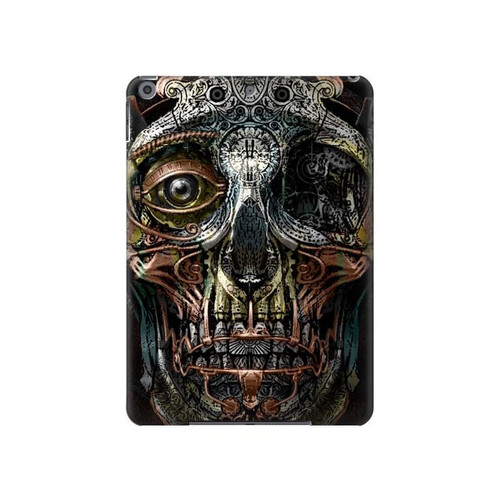 W1685 Steampunk Skull Head Tablet Hülle Schutzhülle Taschen für iPad 10.2 (2021,2020,2019), iPad 9 8 7
