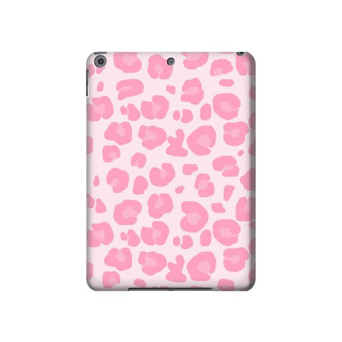 W2213 Pink Leopard Pattern Tablet Hülle Schutzhülle Taschen für iPad 10.2 (2021,2020,2019), iPad 9 8 7