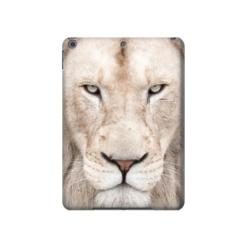 W2399 White Lion Face Tablet Hülle Schutzhülle Taschen für iPad 10.2 (2021,2020,2019), iPad 9 8 7