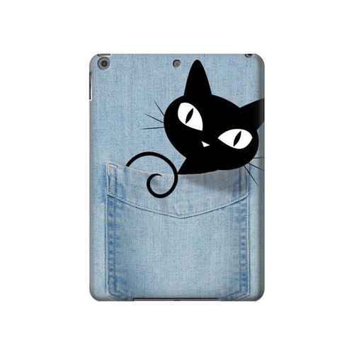 W2641 Pocket Black Cat Tablet Hülle Schutzhülle Taschen für iPad 10.2 (2021,2020,2019), iPad 9 8 7