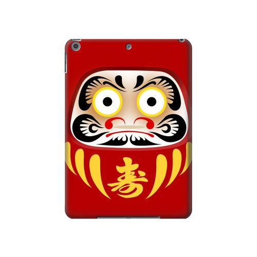W3045 Japan Good Luck Daruma Doll Tablet Hülle Schutzhülle Taschen für iPad 10.2 (2021,2020,2019), iPad 9 8 7