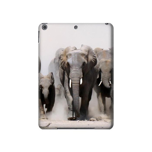 W3142 African Elephant Tablet Hülle Schutzhülle Taschen für iPad 10.2 (2021,2020,2019), iPad 9 8 7