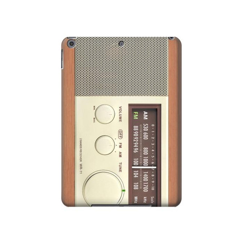 W3165 FM AM Wooden Receiver Graphic Tablet Hülle Schutzhülle Taschen für iPad 10.2 (2021,2020,2019), iPad 9 8 7