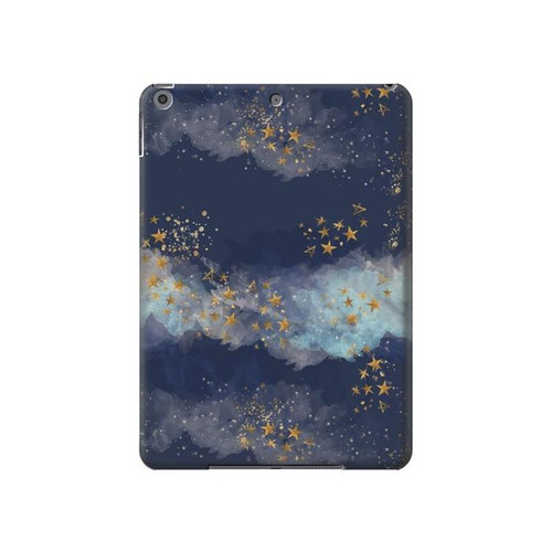 W3364 Gold Star Sky Tablet Hülle Schutzhülle Taschen für iPad 10.2 (2021,2020,2019), iPad 9 8 7