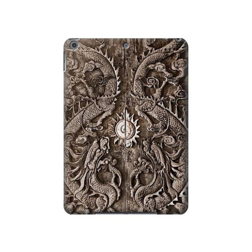 W3395 Dragon Door Tablet Hülle Schutzhülle Taschen für iPad 10.2 (2021,2020,2019), iPad 9 8 7