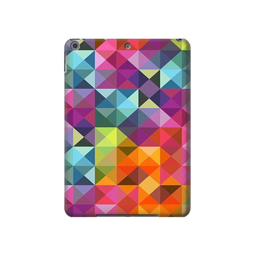 W3477 Abstract Diamond Pattern Tablet Hülle Schutzhülle Taschen für iPad 10.2 (2021,2020,2019), iPad 9 8 7