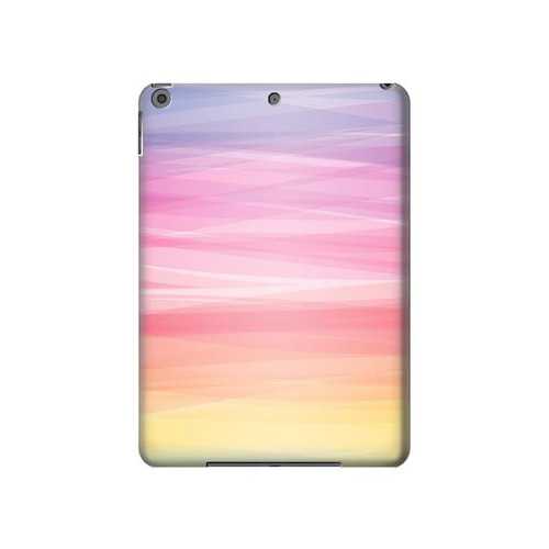 W3507 Colorful Rainbow Pastel Tablet Hülle Schutzhülle Taschen für iPad 10.2 (2021,2020,2019), iPad 9 8 7