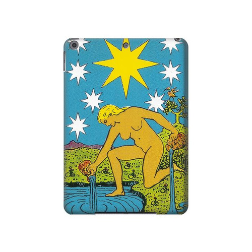 W3744 Tarot Card The Star Tablet Hülle Schutzhülle Taschen für iPad 10.2 (2021,2020,2019), iPad 9 8 7