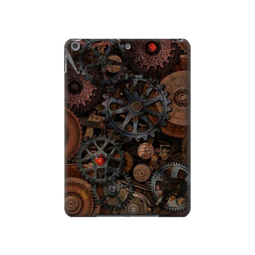 W3884 Steampunk Mechanical Gears Tablet Hülle Schutzhülle Taschen für iPad 10.2 (2021,2020,2019), iPad 9 8 7