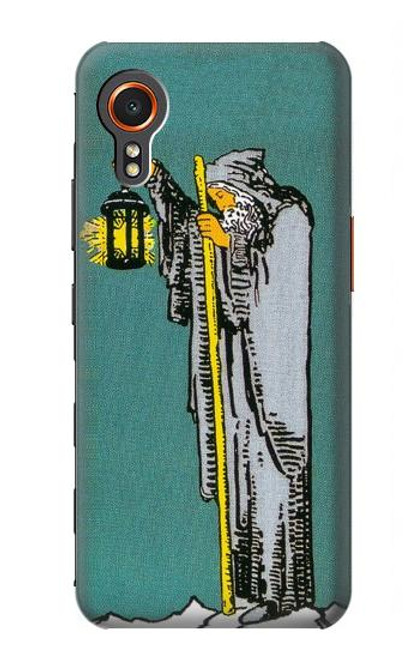 W3741 Tarot Card The Hermit Hülle Schutzhülle Taschen und Leder Flip für Samsung Galaxy Xcover7