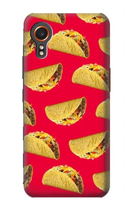 W3755 Mexican Taco Tacos Hülle Schutzhülle Taschen und Leder Flip für Samsung Galaxy Xcover7