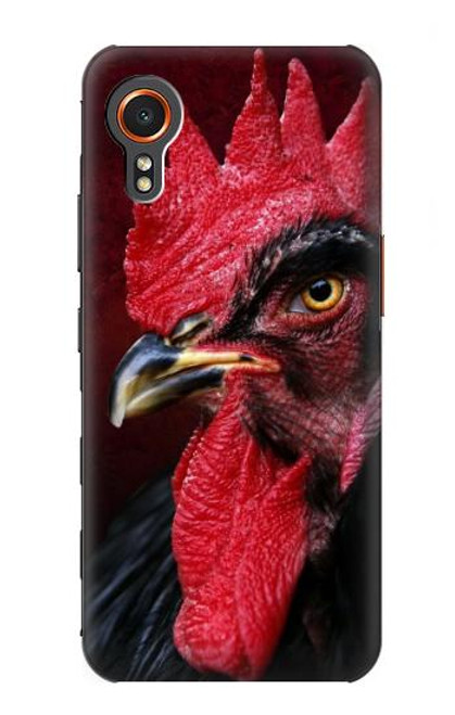 W3797 Chicken Rooster Hülle Schutzhülle Taschen und Leder Flip für Samsung Galaxy Xcover7