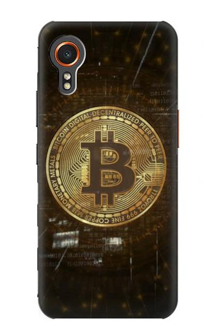 W3798 Cryptocurrency Bitcoin Hülle Schutzhülle Taschen und Leder Flip für Samsung Galaxy Xcover7