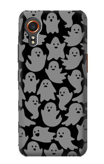 W3835 Cute Ghost Pattern Hülle Schutzhülle Taschen und Leder Flip für Samsung Galaxy Xcover7