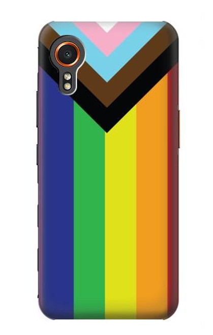 W3846 Pride Flag LGBT Hülle Schutzhülle Taschen und Leder Flip für Samsung Galaxy Xcover7