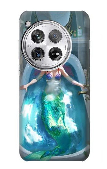 W3911 Cute Little Mermaid Aqua Spa Hülle Schutzhülle Taschen und Leder Flip für OnePlus 12