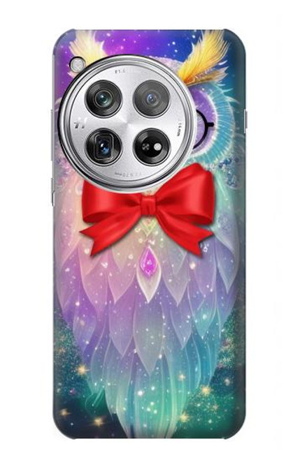 W3934 Fantasy Nerd Owl Hülle Schutzhülle Taschen und Leder Flip für OnePlus 12