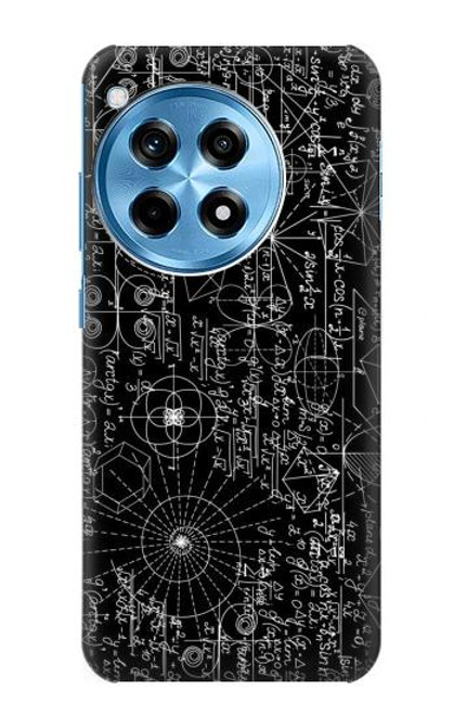 W3808 Mathematics Blackboard Hülle Schutzhülle Taschen und Leder Flip für OnePlus 12R