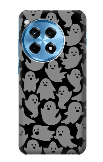W3835 Cute Ghost Pattern Hülle Schutzhülle Taschen und Leder Flip für OnePlus 12R