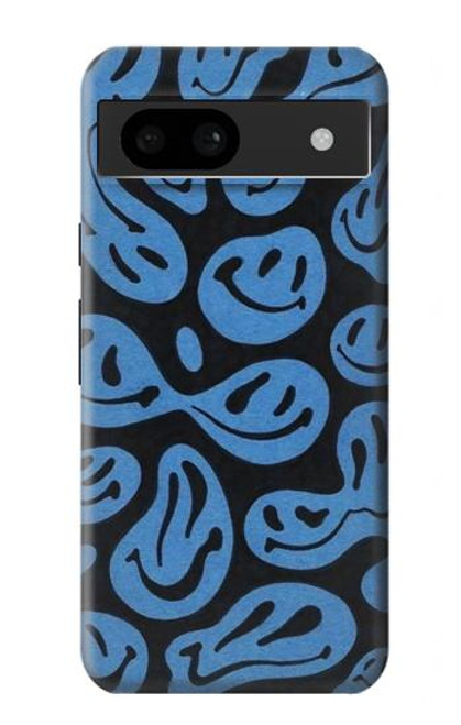 W3679 Cute Ghost Pattern Hülle Schutzhülle Taschen und Leder Flip für Google Pixel 8a