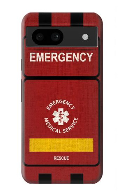 W3957 Emergency Medical Service Hülle Schutzhülle Taschen und Leder Flip für Google Pixel 8a