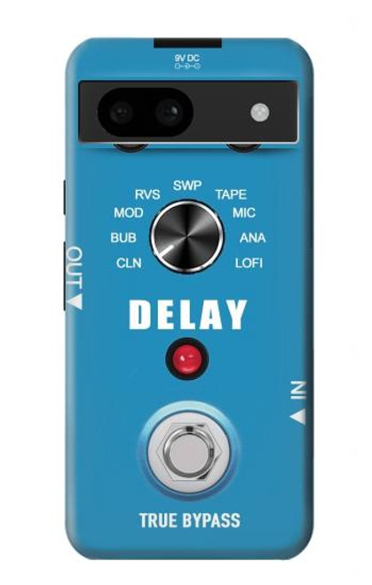 W3962 Guitar Analog Delay Graphic Hülle Schutzhülle Taschen und Leder Flip für Google Pixel 8a