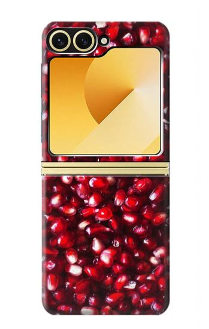 W3757 Pomegranate Hülle Schutzhülle Taschen und Leder Flip für Samsung Galaxy Z Flip 6