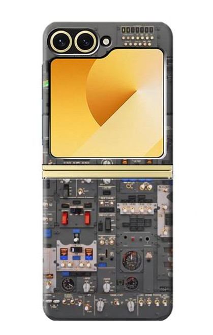 W3944 Overhead Panel Cockpit Hülle Schutzhülle Taschen und Leder Flip für Samsung Galaxy Z Flip 6