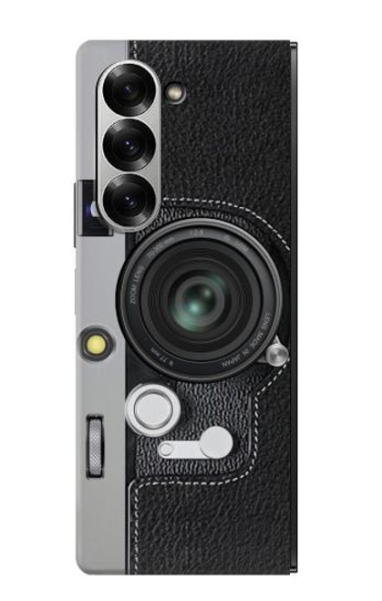 W3922 Camera Lense Shutter Graphic Print Hülle Schutzhülle Taschen und Leder Flip für Samsung Galaxy Z Fold 6