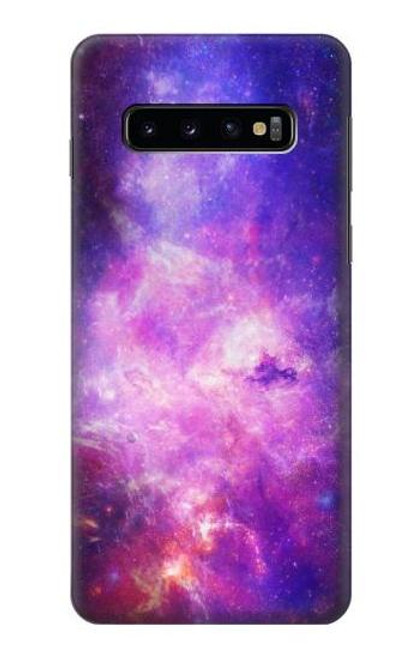 W2207 Milky Way Galaxy Hülle Schutzhülle Taschen und Leder Flip für Samsung Galaxy S10