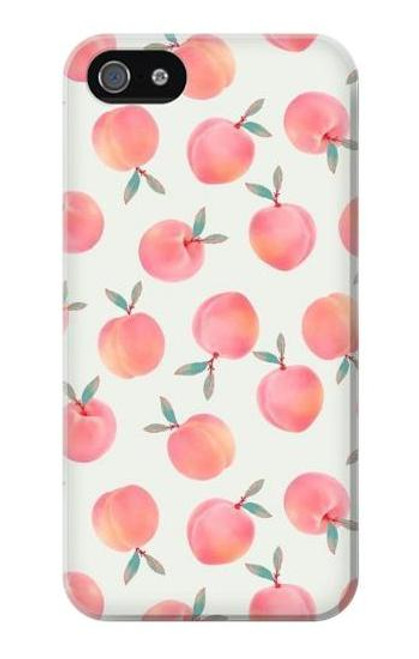 W3503 Peach Hülle Schutzhülle Taschen und Leder Flip für iPhone 4 4S