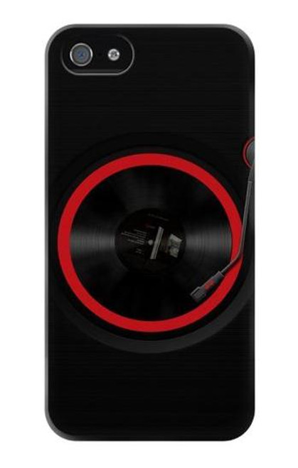 W3531 Spinning Record Player Hülle Schutzhülle Taschen und Leder Flip für iPhone 4 4S