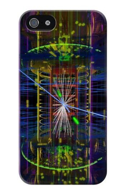 W3545 Quantum Particle Collision Hülle Schutzhülle Taschen und Leder Flip für iPhone 4 4S