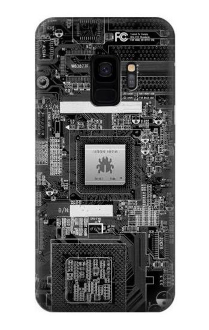 W3434 Bug Circuit Board Graphic Hülle Schutzhülle Taschen und Leder Flip für Samsung Galaxy S9