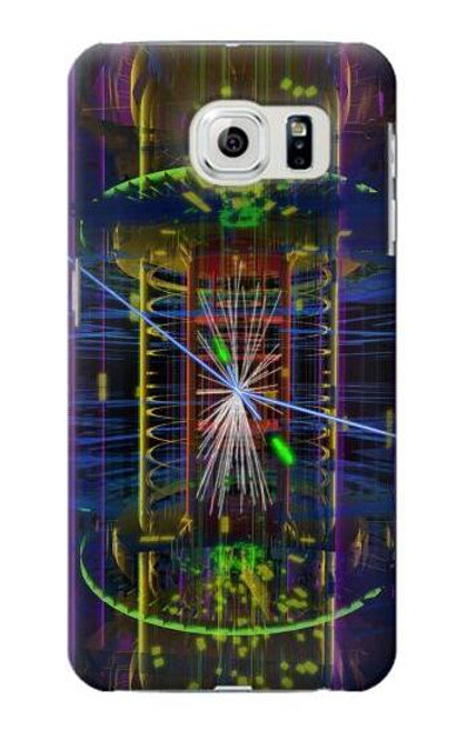 W3545 Quantum Particle Collision Hülle Schutzhülle Taschen und Leder Flip für Samsung Galaxy S6