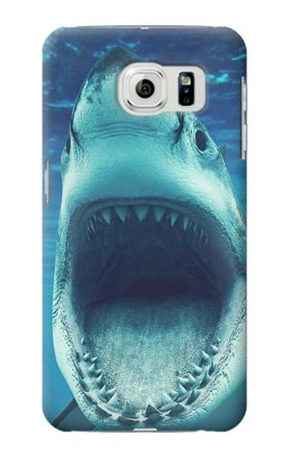 W3548 Tiger Shark Hülle Schutzhülle Taschen und Leder Flip für Samsung Galaxy S6