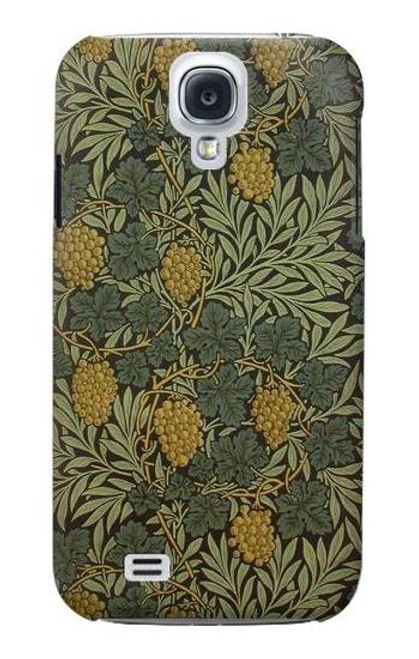 W3662 William Morris Vine Pattern Hülle Schutzhülle Taschen und Leder Flip für Samsung Galaxy S4
