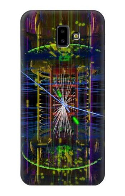 W3545 Quantum Particle Collision Hülle Schutzhülle Taschen und Leder Flip für Samsung Galaxy J6+ (2018), J6 Plus (2018)