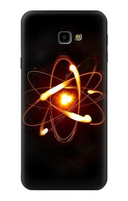 W3547 Quantum Atom Hülle Schutzhülle Taschen und Leder Flip für Samsung Galaxy J4+ (2018), J4 Plus (2018)