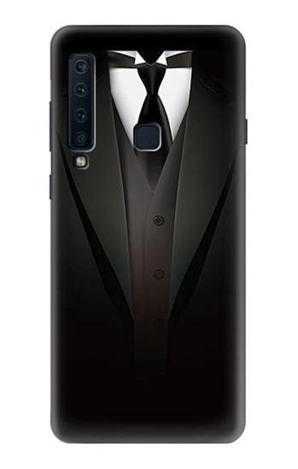 W3534 Men Suit Hülle Schutzhülle Taschen und Leder Flip für Samsung Galaxy A9 (2018), A9 Star Pro, A9s